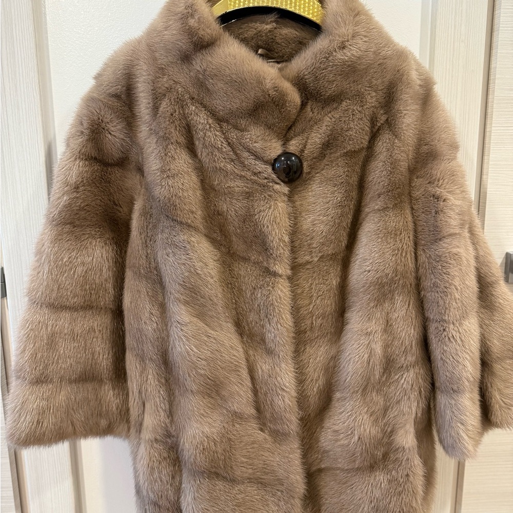 Elegant Tan Teddy Jacket
